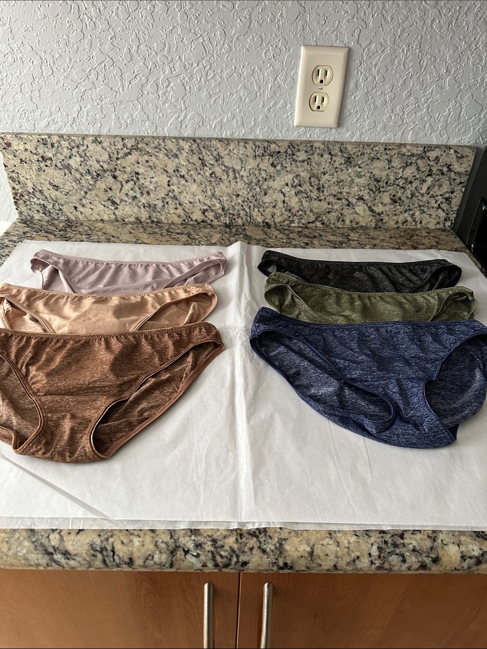 Womens Stretch Bikini Bottoms - Multi-Color Pack